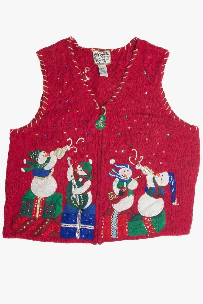 Vintage Red Ugly Christmas Vest 60856