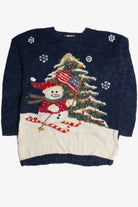 Vintage Blue Ugly Christmas Sweater 62473