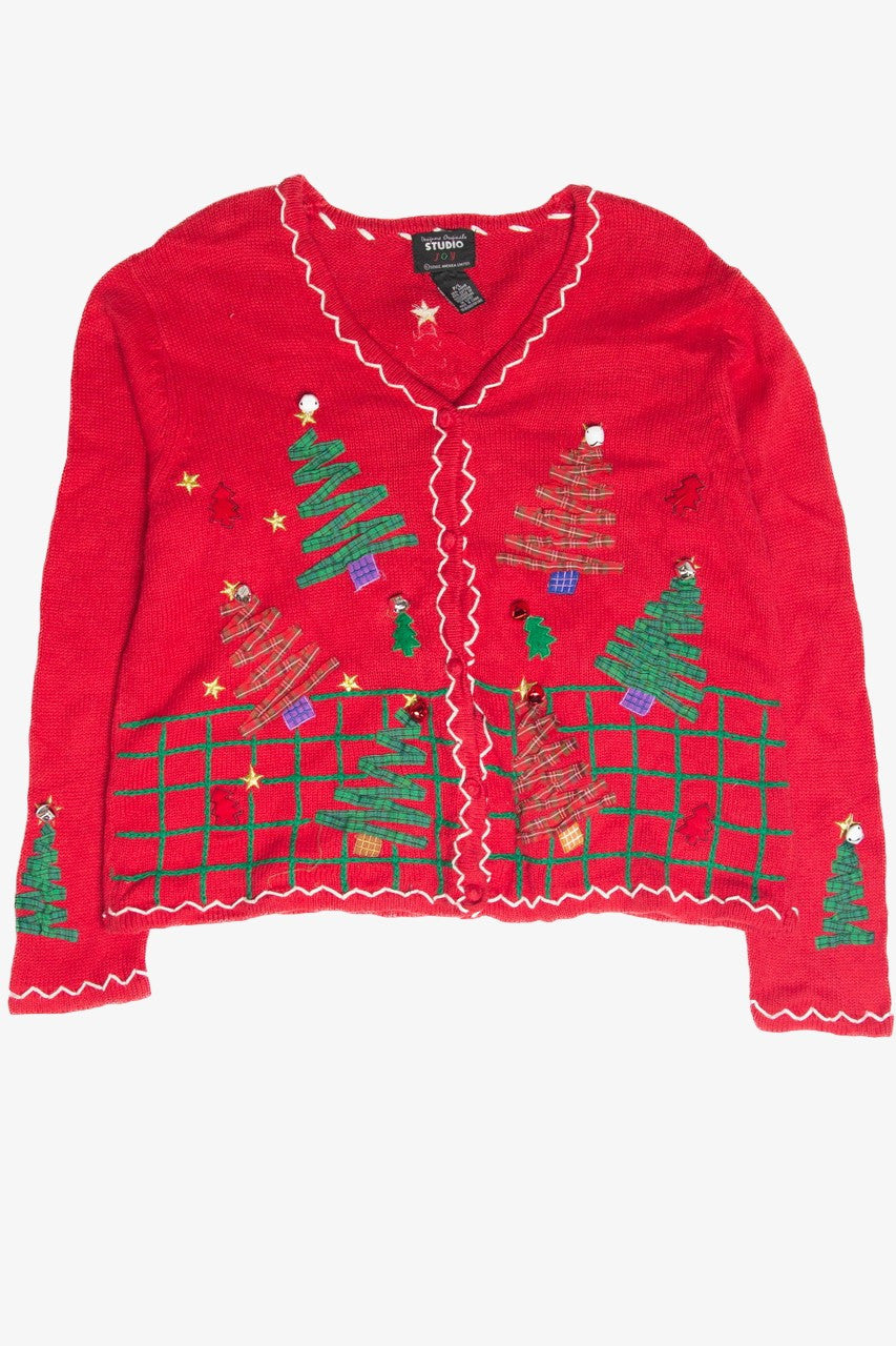 Vintage Red Ugly Christmas Cardigan 61922