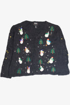 Vintage Black Ugly Christmas Cardigan 63157
