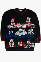 Vintage Black Ugly Christmas Sweater 62890