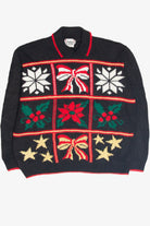 Vintage Black Ugly Christmas Pullover 63210