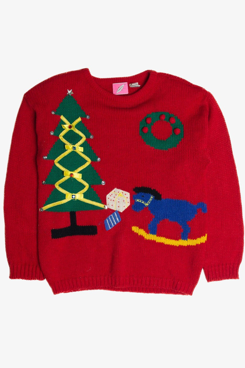 Vintage Red Ugly Christmas Sweater 62769