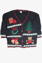 Vintage Black Ugly Christmas Cardigan 63194