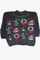 Vintage Black Ugly Christmas Pullover 63247
