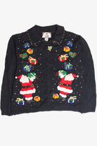Vintage Black Ugly Christmas Cardigan 63398