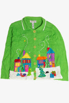 Vintage Green Ugly Christmas Cardigan 59856