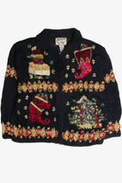 Vintage Black Ugly Christmas Cardigan 59804