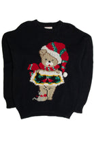 Vintage Black Ugly Christmas Sweater 62704