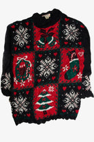 Vintage Black Ugly Christmas Sweater 62860