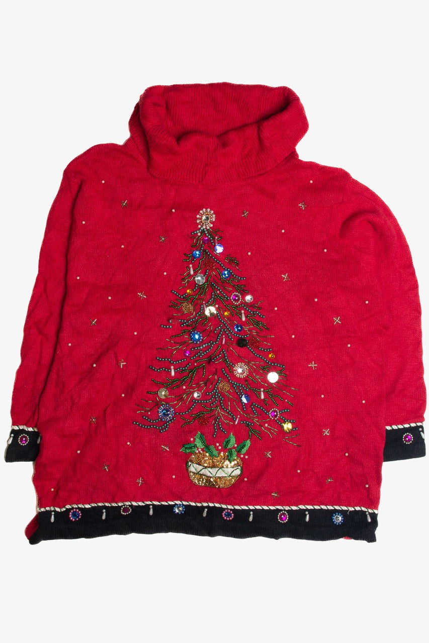 Vintage Red Ugly Christmas Sweater 62405