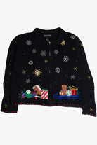 Vintage Black Ugly Christmas Cardigan 59665