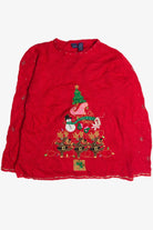 Vintage Red Ugly Christmas Sweater 62326