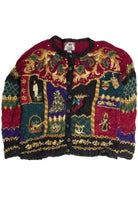 Vintage Red Ugly Christmas Cardigan 62455