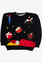 Vintage Black Ugly Christmas Sweater 59772