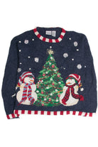 Vintage Blue Ugly Christmas Sweater 60905