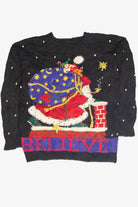 Vintage Black Ugly Christmas Pullover 63211