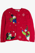 Vintage Red Ugly Christmas Cardigan 62781