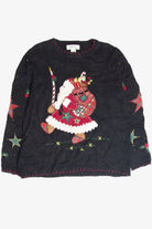 Vintage Black Ugly Christmas Pullover 63351