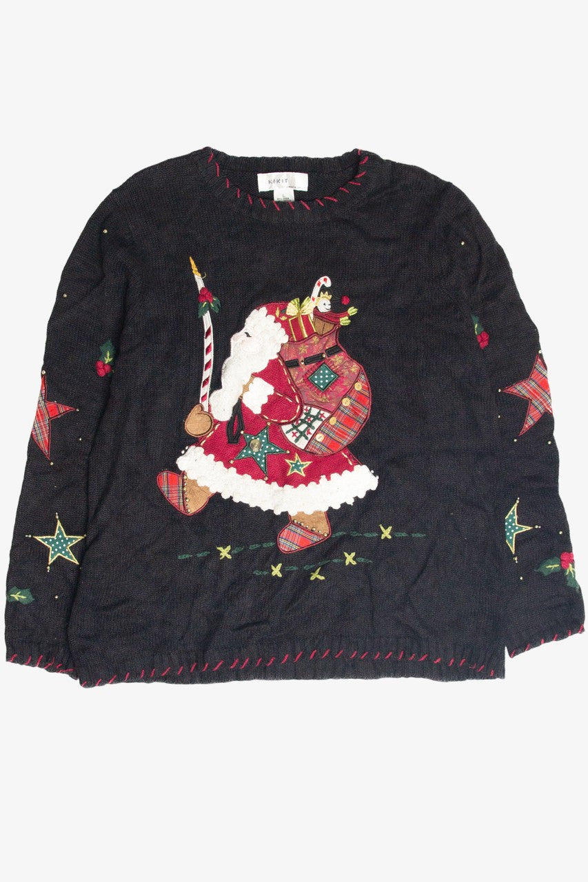 Vintage Black Ugly Christmas Pullover 63351