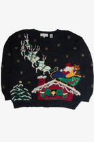 Vintage Black Ugly Christmas Sweater 59689