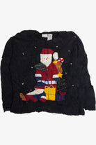 Vintage Black Ugly Christmas Sweater 59616