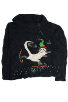 Vintage Black Ugly Christmas Sweater 62562