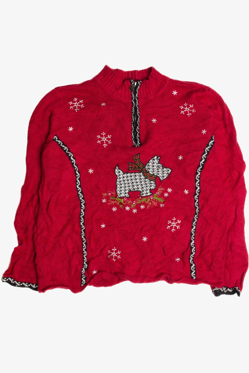 Vintage Red Ugly Christmas Cardigan 59728