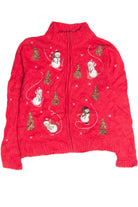 Vintage Red Ugly Christmas Cardigan 63142