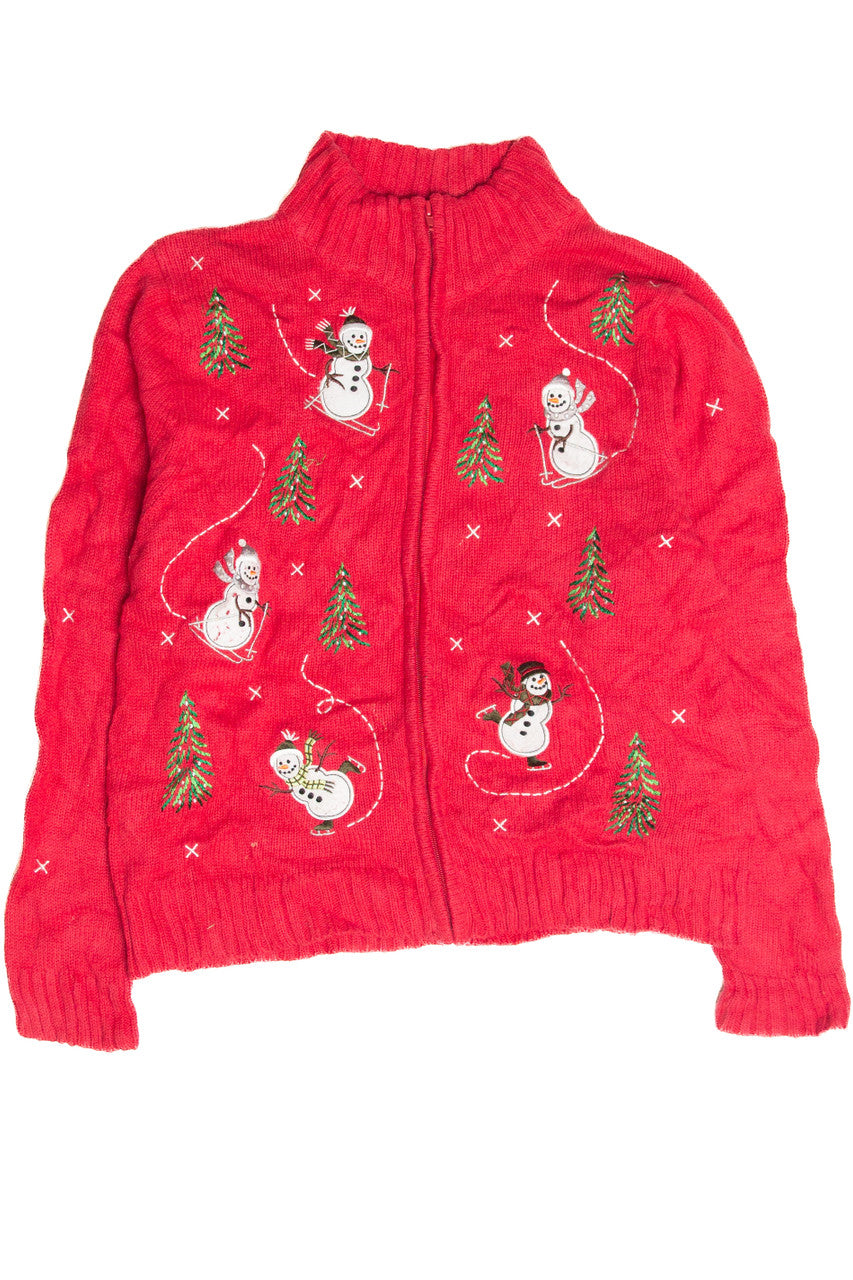 Vintage Red Ugly Christmas Cardigan 63142