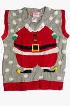 Vintage Gray Ugly Christmas Vest 62593