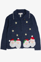 Blue Ugly Christmas Cardigan 62689