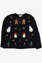 Vintage Black Ugly Christmas Cardigan 62401