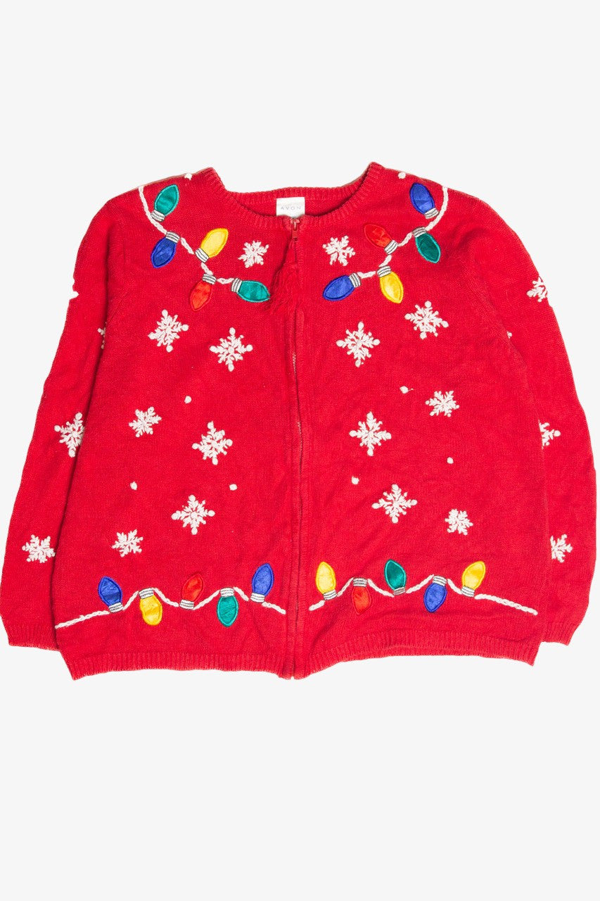 Vintage Red Ugly Christmas Cardigan 63122