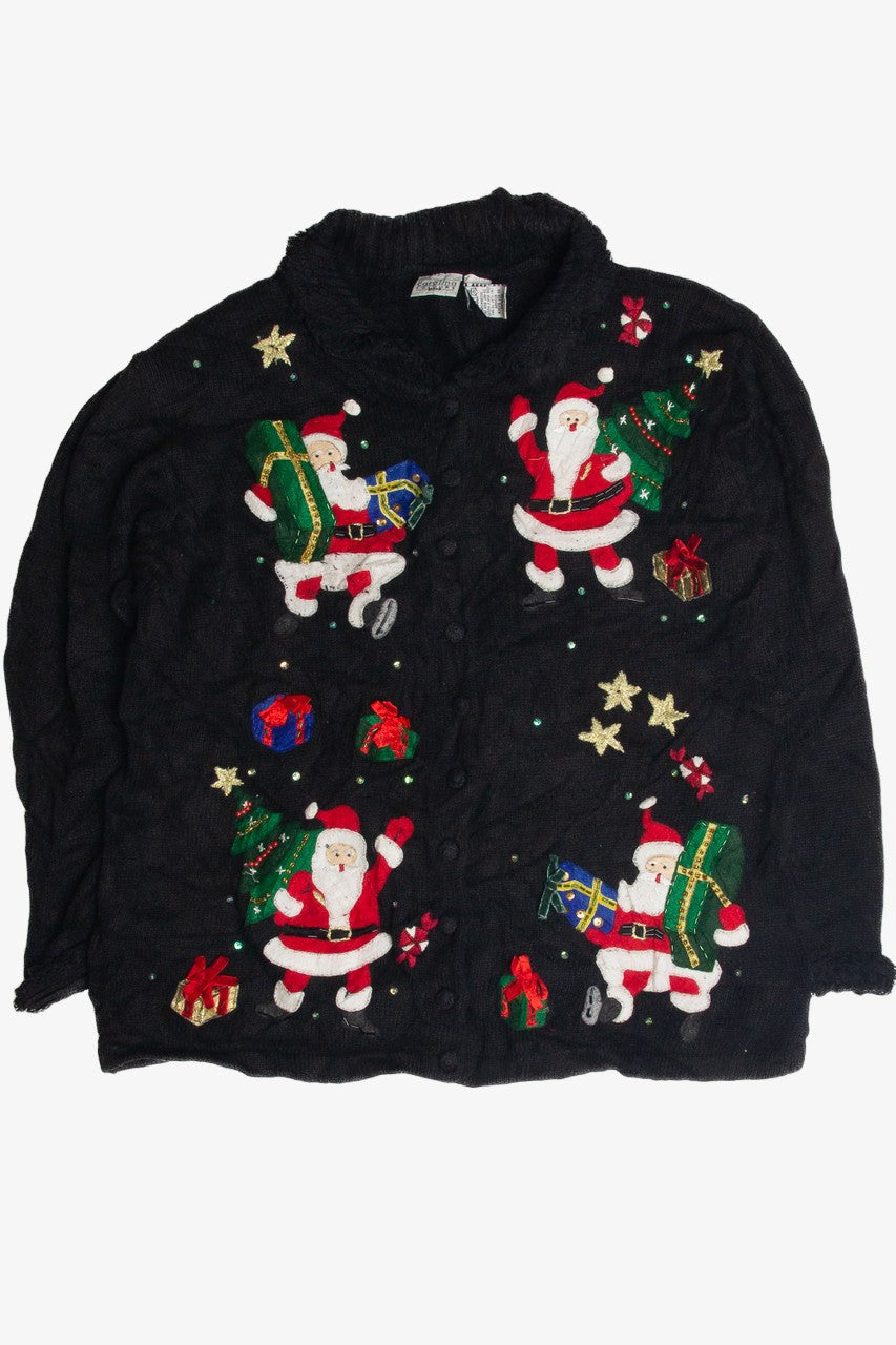 Vintage Black Ugly Christmas Cardigan 59820