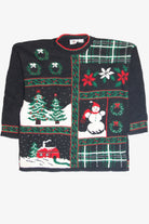 Vintage Black Ugly Christmas Pullover 63181
