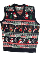 Black Ugly Christmas Vest 59746