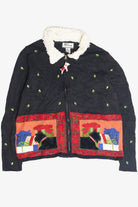 Vintage Black Ugly Christmas Cardigan 63265