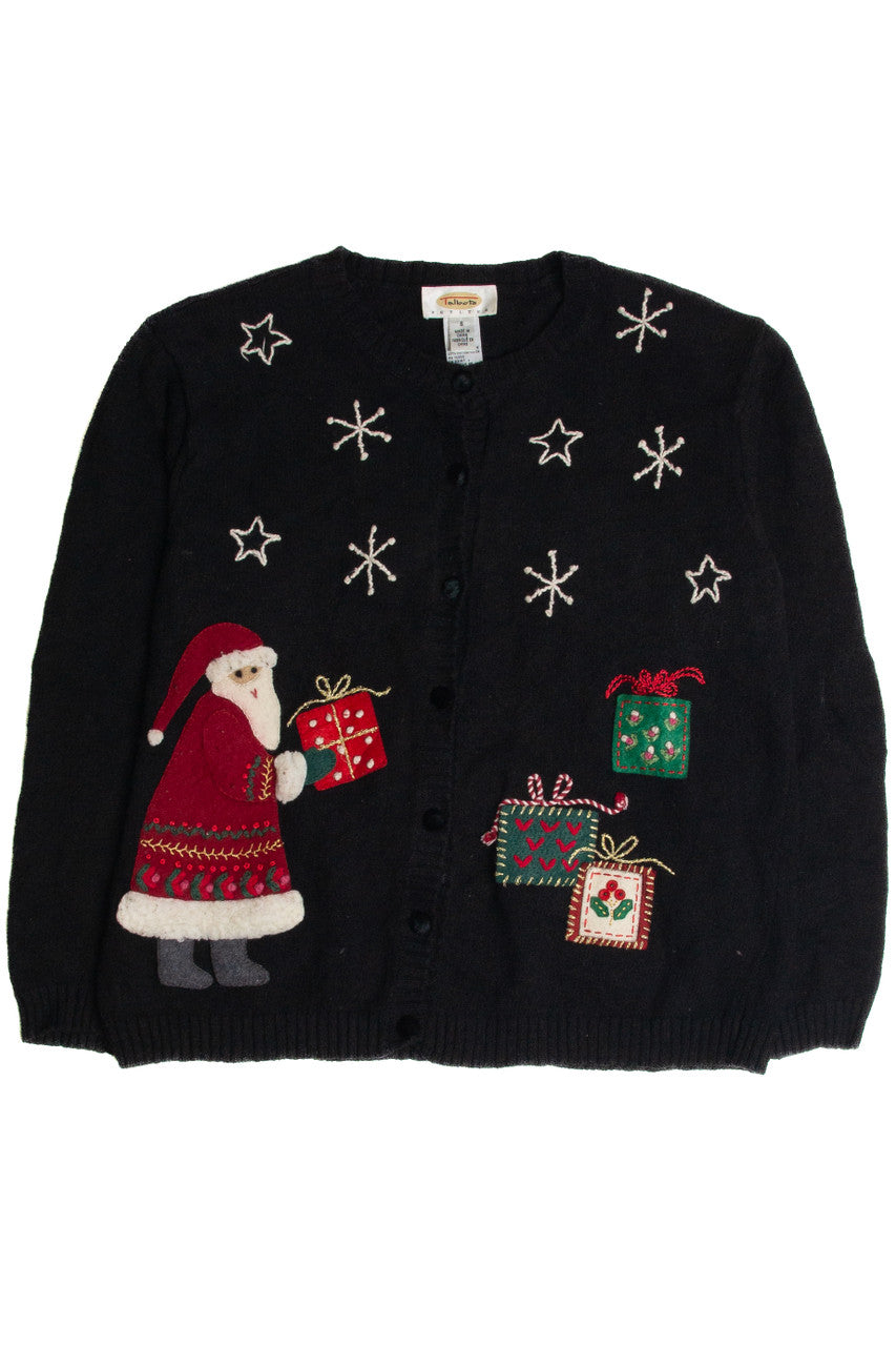 Vintage Black Ugly Christmas Cardigan 62877