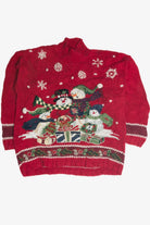 Vintage Red Ugly Christmas Sweater 59927