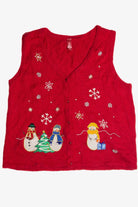 Vintage Red Ugly Christmas Vest 62298
