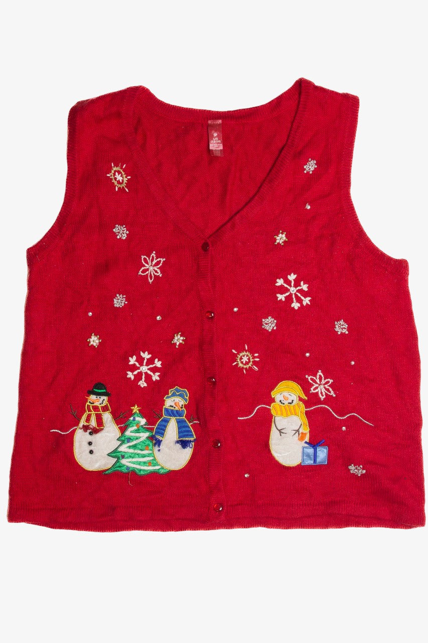 Vintage Red Ugly Christmas Vest 62298