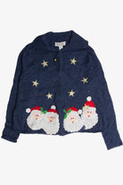 Vintage Blue Ugly Christmas Cardigan 62882