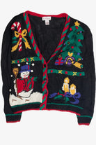 Vintage Black Ugly Christmas Cardigan 59802
