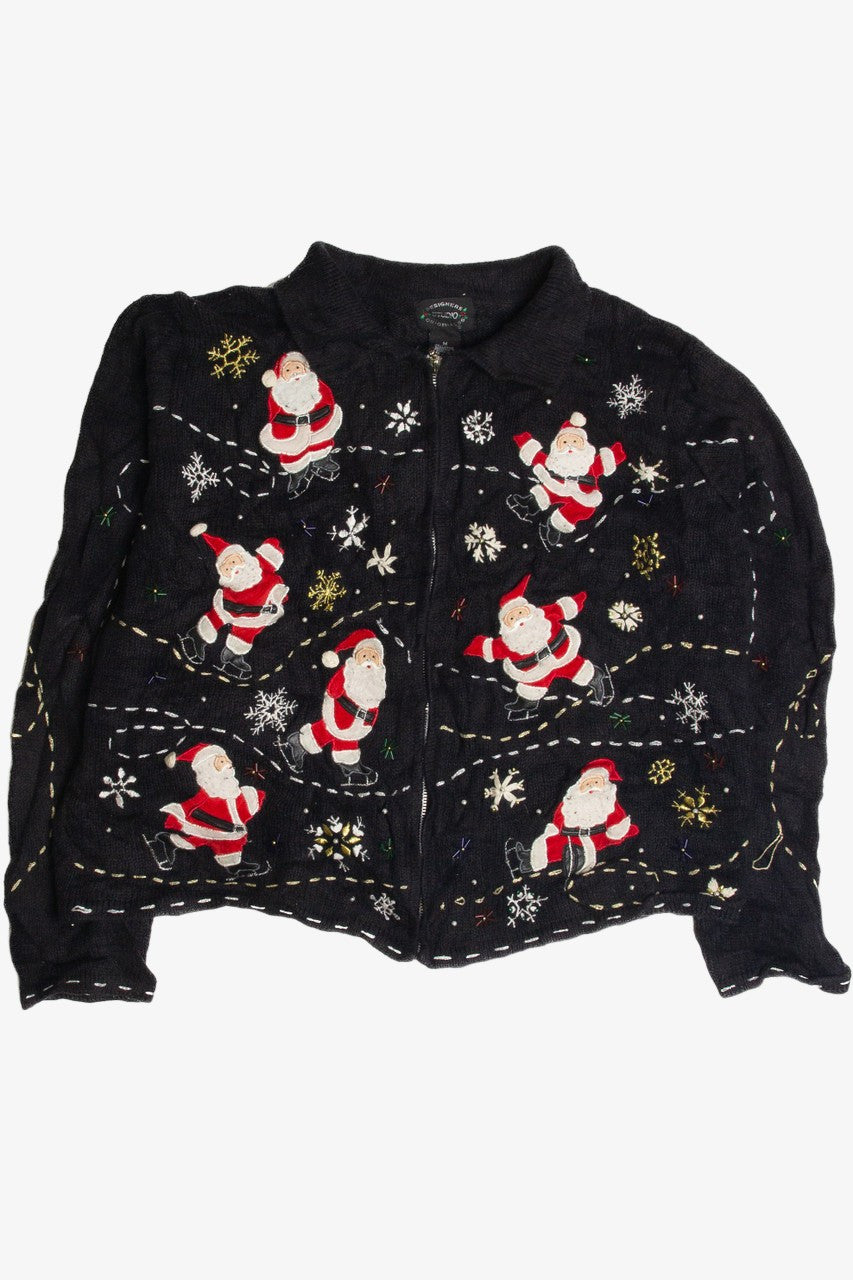 Vintage Black Ugly Christmas Cardigan 62469