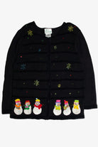 Vintage Black Ugly Christmas Cardigan 62771