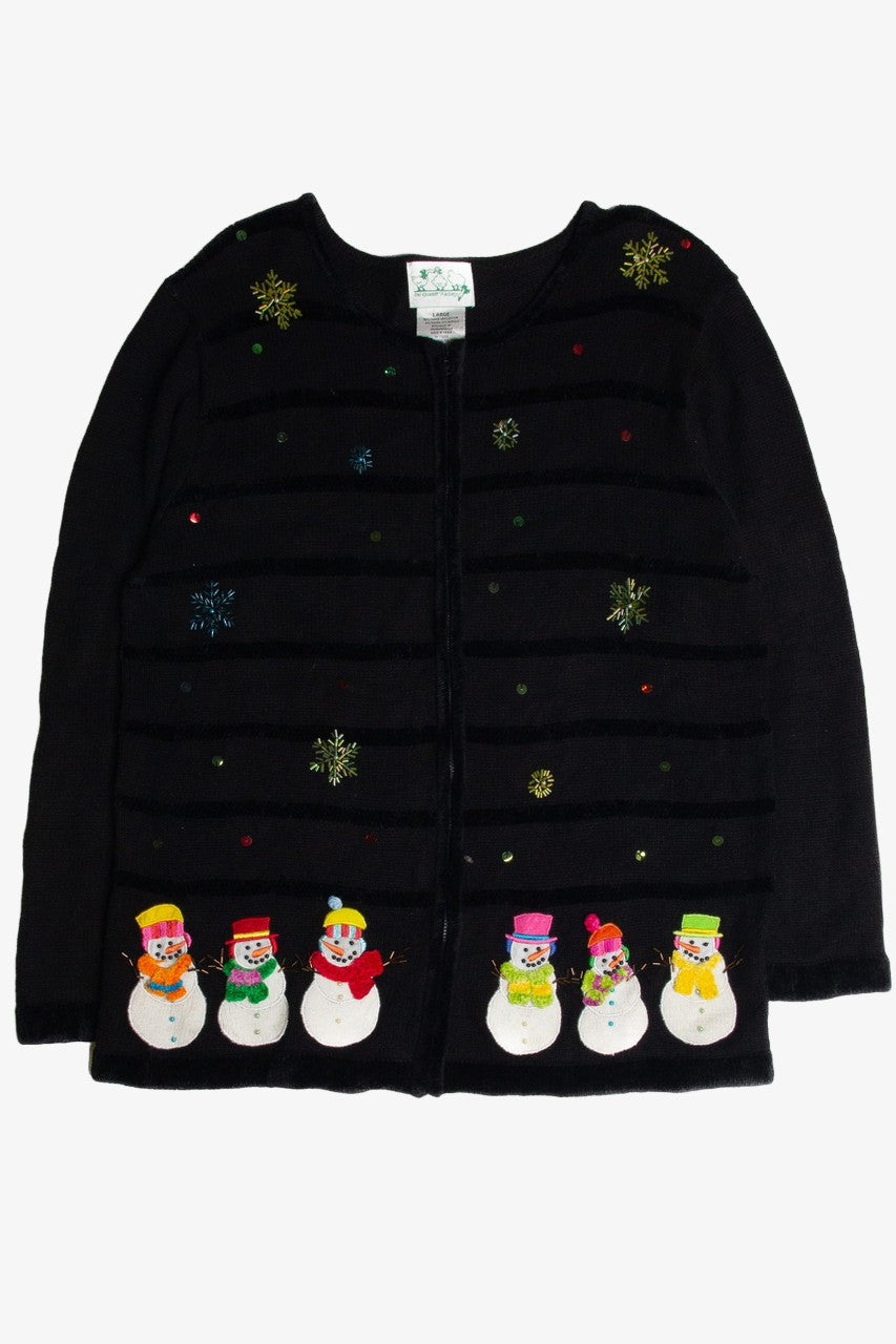 Vintage Black Ugly Christmas Cardigan 62771