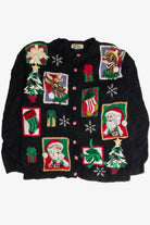 Vintage Black Ugly Christmas Cardigan 59694