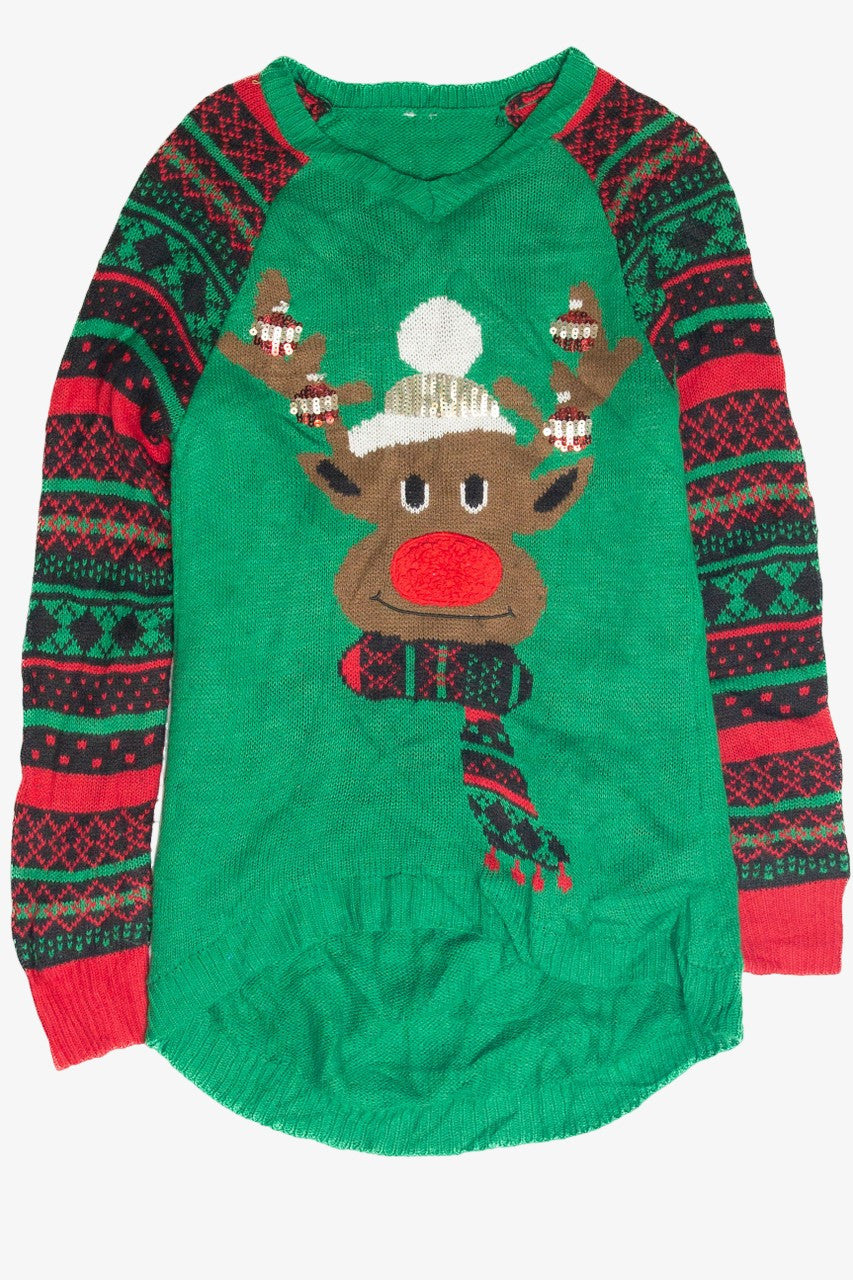Vintage Green Ugly Christmas Pullover 63005