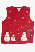 Vintage Red Ugly Christmas Vest 60854